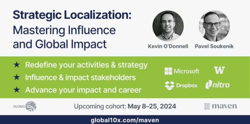 Global10x Launches Cohort Course on Strategic Localization on Maven
