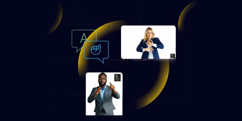 This Startup Is Giving Sign Language a Digital Voice AI sign language avatar on screen