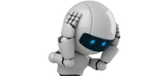 Robot looking down
