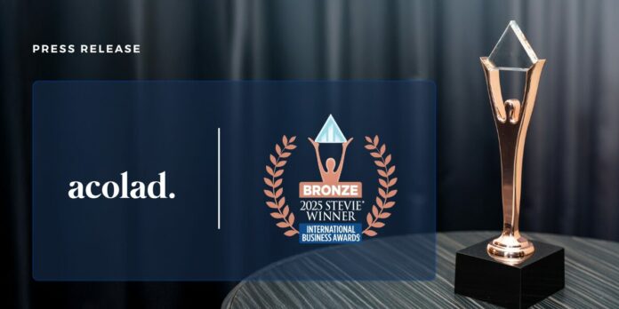 Acolad earns Bronze Stevie