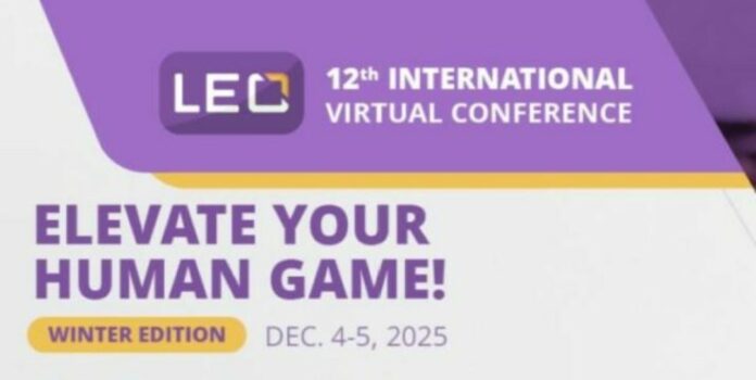 Linguist Education Online (LEO) virtual conference flyer