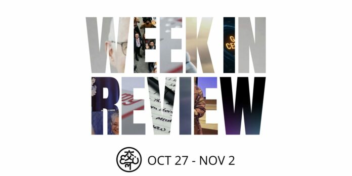 Week In Review Oct 27-Nov 2