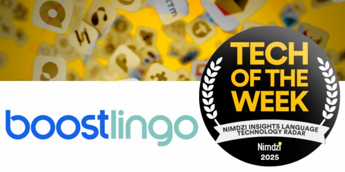 Boostlingo as Tech of the Week Boostlingo as Tech of the Week