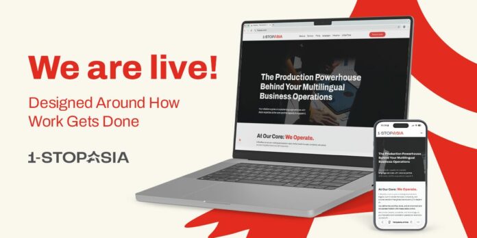 1-StopAsia New 1-StopAsia platform accessible on a PC and mobile device