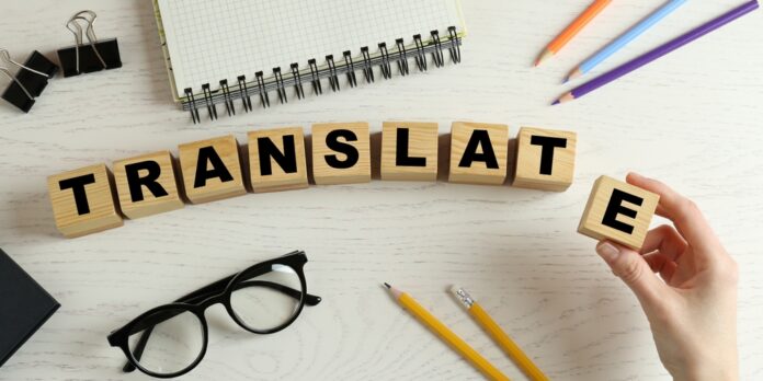 Translate spelled in block letters