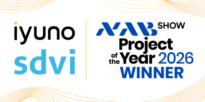 Iyuno and SDVI with NAB show project of the year award