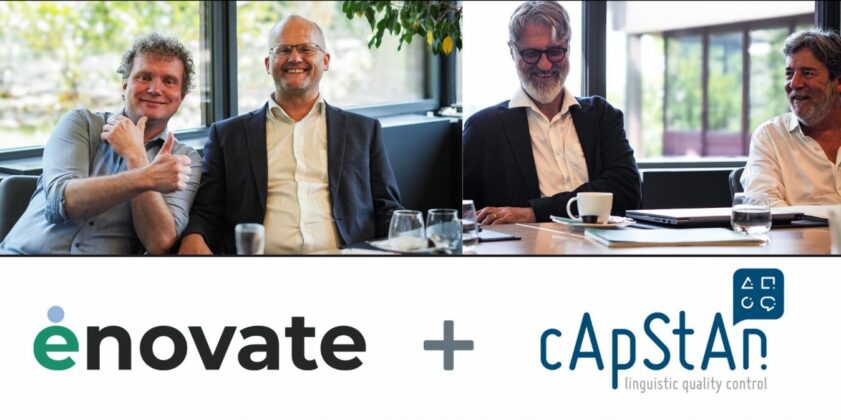 cApStAn's Steve Dept and Enovate's Øyvind Meistad pictured together