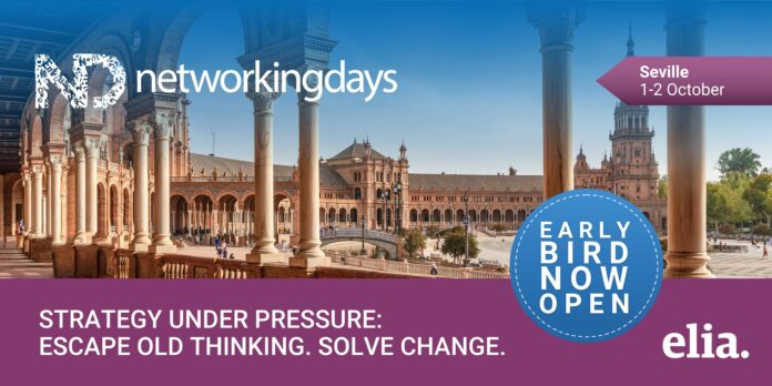 ELIA Networking days 2026 Early Bird Registration open announcement