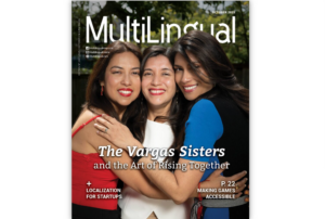 Multilingual's October 2025 issue with The Vargas Sisters magazine cover