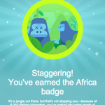 Fitbit Gamification Badge for Achieving 8,000 KMs