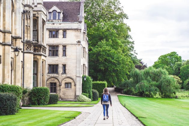 United Kingdom Announces Latin Excellence Programme person walking on concrete road beside brown concrete house near green high trees under white sky during daytime