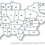 Dictionary of American Regional English Map (sourced from www.daredictionary.com)