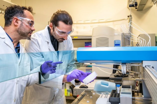 The Need for Multilingual Science-Focused Content two man making medicine inside laboratory